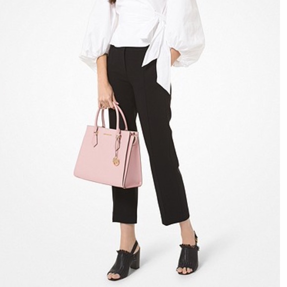 Michael Kors Dillon Leather Satchel Bag - Picture 9 of 10